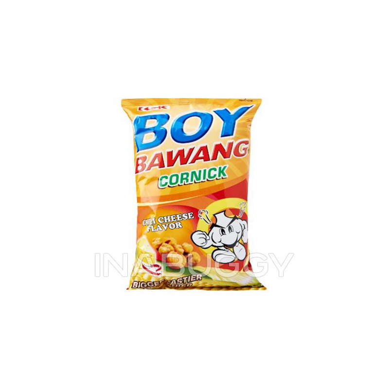 1 Case - 40 Pack, Boy Bawang Chili Cheese Cornic, 80g