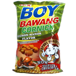 1 Case - 40 Pack, Boy Bawang Lechon Manok, 90g