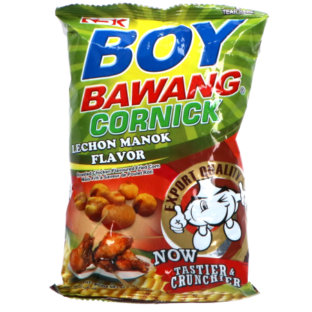 1 Case - 40 Pack, Boy Bawang Lechon Manok, 90g