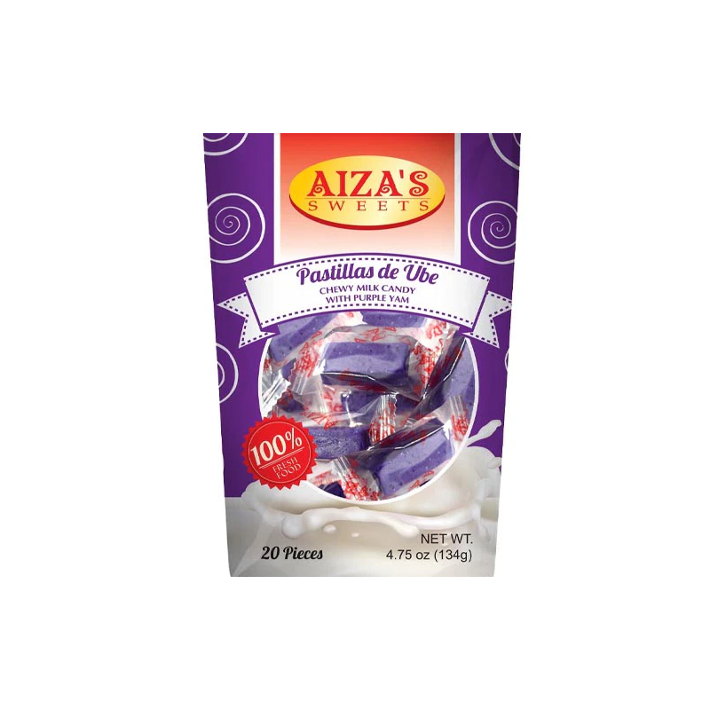 1 Case - 20 Pack, Aiza’s Pastillas Ube, 134g