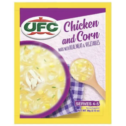 1 Case, 36 Pack, UFC Chicken And Corn Soup, 60g