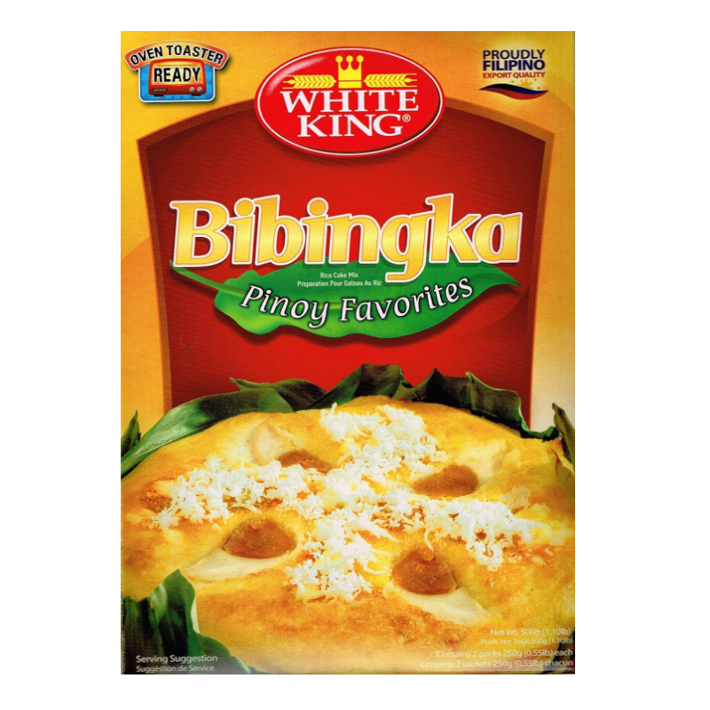 1 Case, 24 Pack, WhiteKing Bibingka, 500g