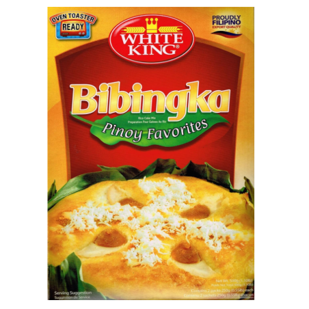 1 Case, 24 Pack, WhiteKing Bibingka, 500g