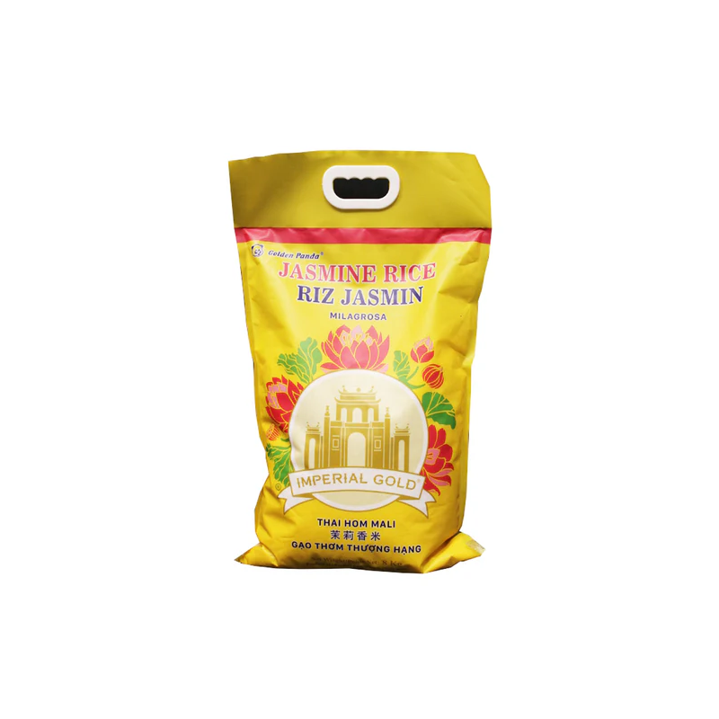 1 Case, GP Imperial Gold Jasmine Rice 8kg