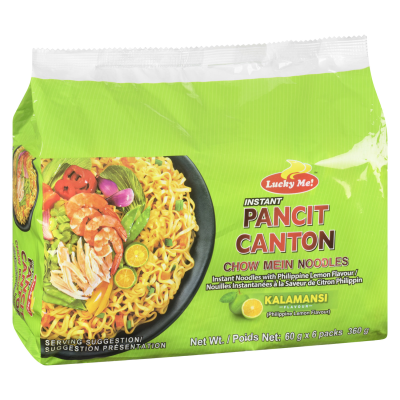 1 Case, 12 Pack, Lucky Me Pancit Canton Kalamansi, (6x60g)