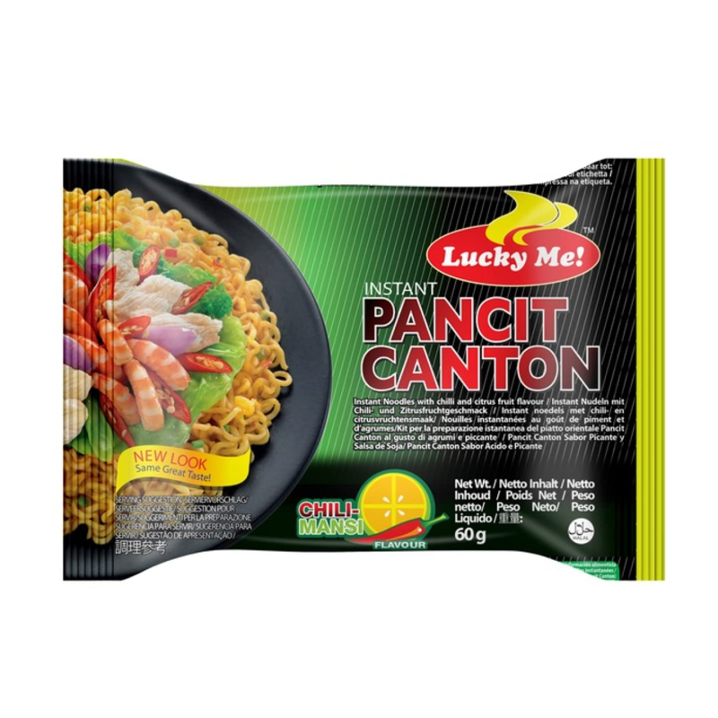 1 Case, 12 Pack, Lucky Me Pancit Canton Chilimansi12x(6x60g)