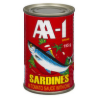 1 Case, 48 Pack, AA-1 Sardine Tomato Chili 155g