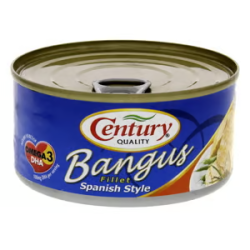 1 Case, 48 Pack, Century Bangus Spanish 184g