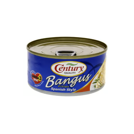 1 Case, 48 Pack, Century Bangus Spanish 184g