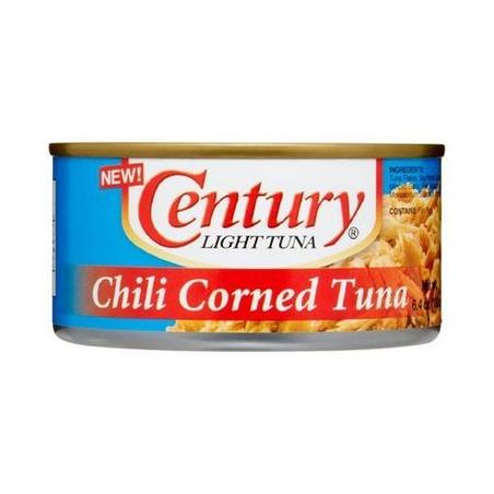 1 Case, 48 Pack,  180gCentury Chili Corned Tuna