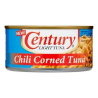 1 Case, 48 Pack,  180gCentury Chili Corned Tuna