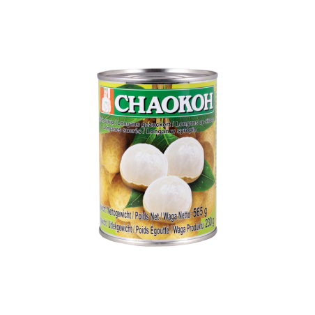 1 Case 24 Pack, Chaokoh Longan In Syrup 580ml