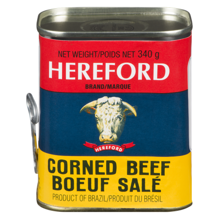 1 Case, 24 Pack, Hereford Corned Beef 340g