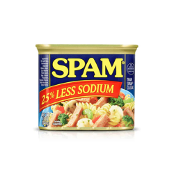 1 Case 12 Pack, Spam Luncheon 25% Less Sodium 340g