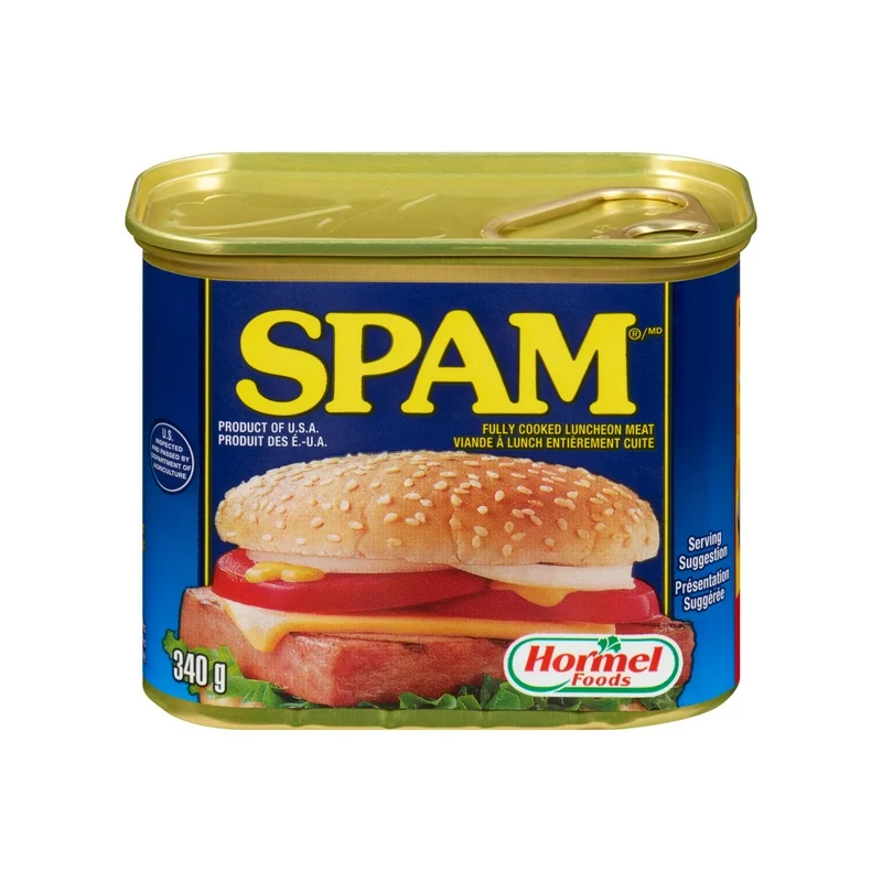 1 Case, 12 Pack, Spam LuncheonMeat Regular 340g